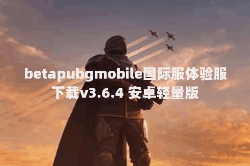 betapubgmobile国际服体验服下载v3.6.4 安卓轻量版